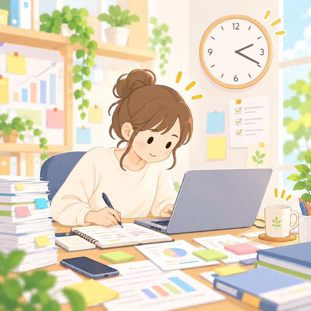 気づくと、ひとつの作業に長く集中していることはありませんか?